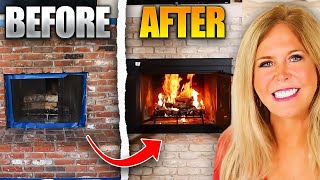 Fireplace Remodel with Only Paint | Brick A New Kit | Ultra Easy