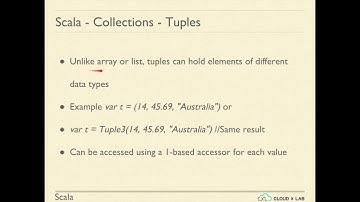 Scala - Collections - Tuples and Maps