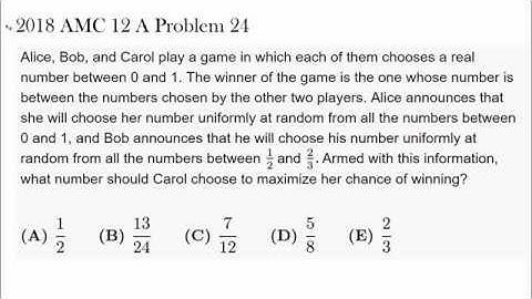 Casual Application of Expected Values (2018 AMC 12 A Problem 24)