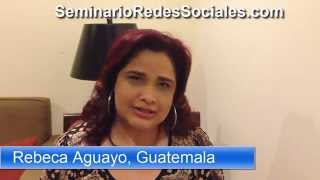 Rebeca Aguayo comenta sobre el curso de Redes Sociales de Jose Espana