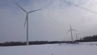 Southwestern ontario - port burwell's wind farm