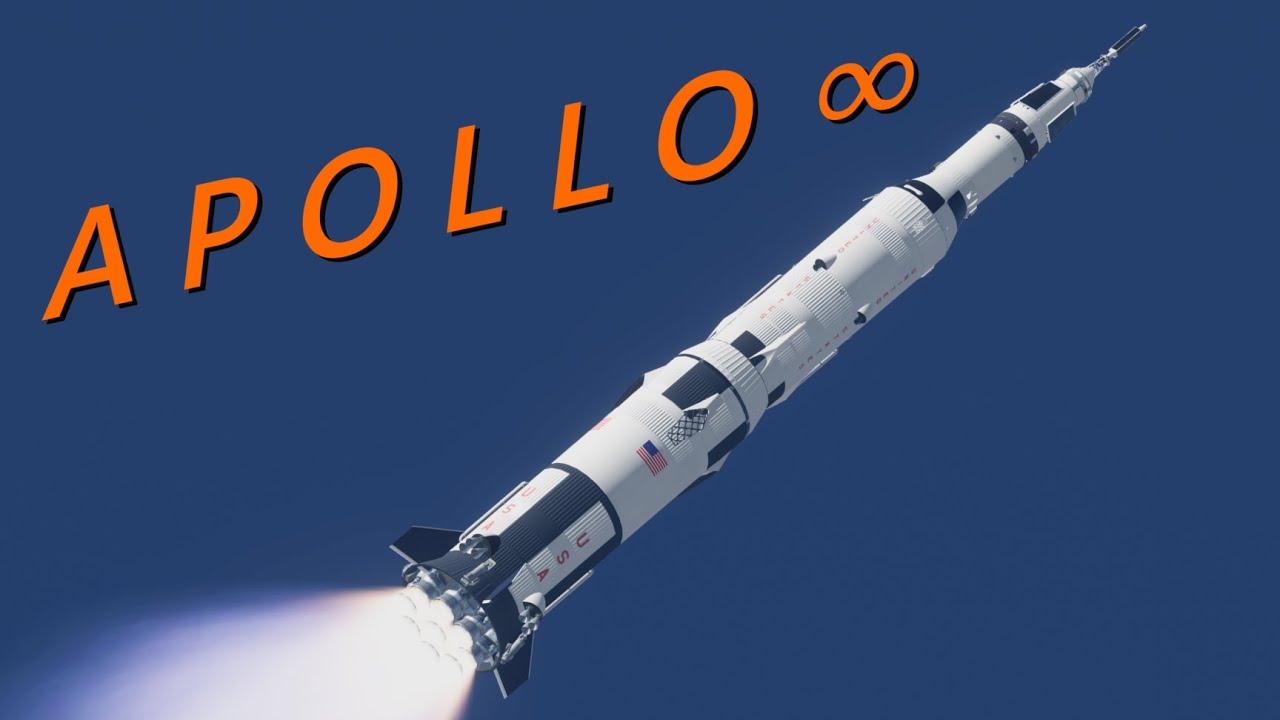 Apollo    Fully Reusable Apollo Mission to the Moon and Back   KSP RSSRO