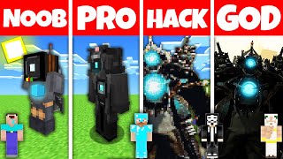 TITAN CAMERA MAN 2.0 SKIBIDI TOILET STATUE CHALLENGE Minecraft Battle: NOOB vs PRO vs HACKER vs GOD!