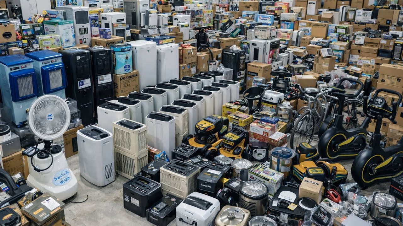 Hàng nội địa Nhật. Xe đẩy đa năng. Quạt phun sương. Quạt hơi nước. Nồi cơm. Bếp từ. Bếp nướng điện