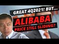 ALIBABA STOCK PRICE STILL SLIDING? 😱 REVIEWING THEIR FANTASTIC 4Q2021!