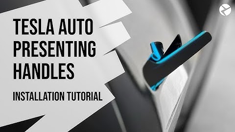 Tesla Auto Presenting Door Handles for Model 3 and Y – Installation Tutorial