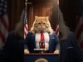 The Cat President #cat #ai #shorts