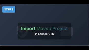 Spring Boot CRUD Project Tutorial – Step 3: Import Maven Project in Eclipse/STS | Spring Boot Tutor