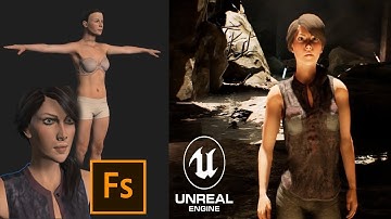 Realistic & Beautiful Character Creation for UE 4 in Fuse cc Part 1