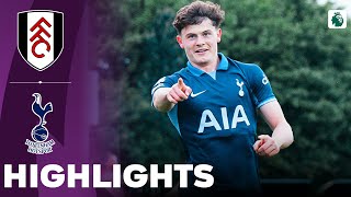 Tottenham vs Fulham | U21 Premier League 2 | Highlights 26-04-2024