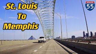 St  Louis , MO  To  Memphis ,TN  | A Complete Road Trip | the Real Time Road Trip dashcam videos