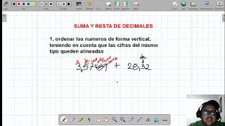 Cómo sumar y restar Decimales