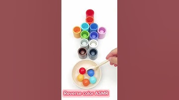 Reverse Color Sorting ASMR #asmr