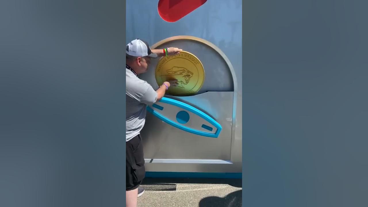 I Won From the MrBeast Giant Gumball Machine at VidCon YouTube