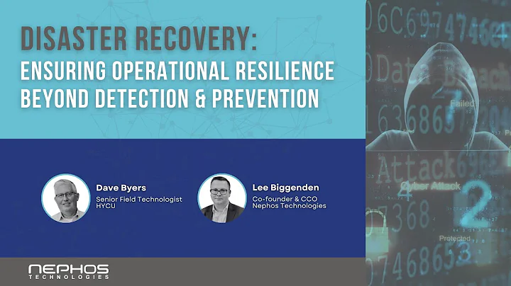Disaster Recovery: Ensuring Operational Resilience Beyond Prevention & Mitigation