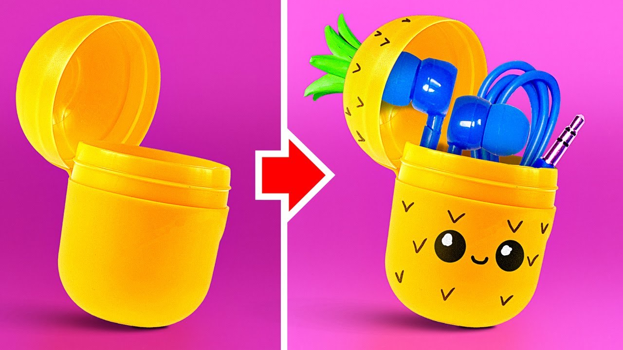 34 WAYS TO REUSE PLASTIC ITEMS - YouTube
