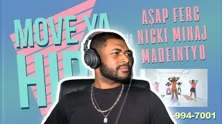 A$AP FERG - MOVE YA HIPS FEAT. NICKI MINAJ \& MADEINTYO REACTION