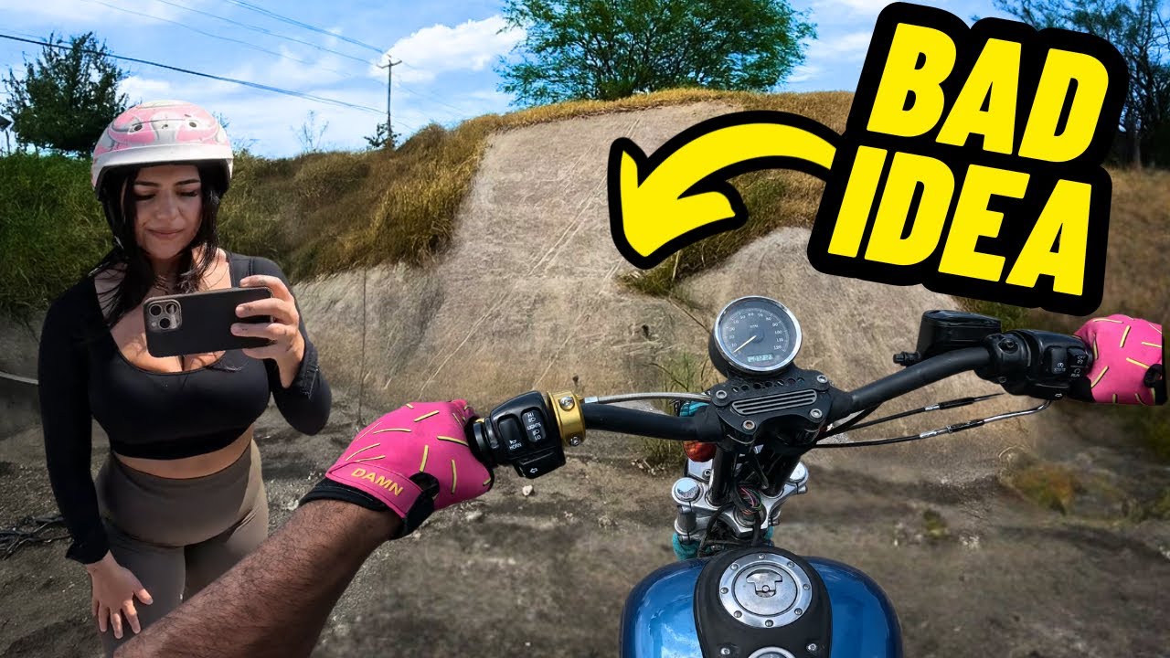 Поездка на Harley по бездорожью с пассажиром (ПЛОХАЯ ИДЕЯ?!)