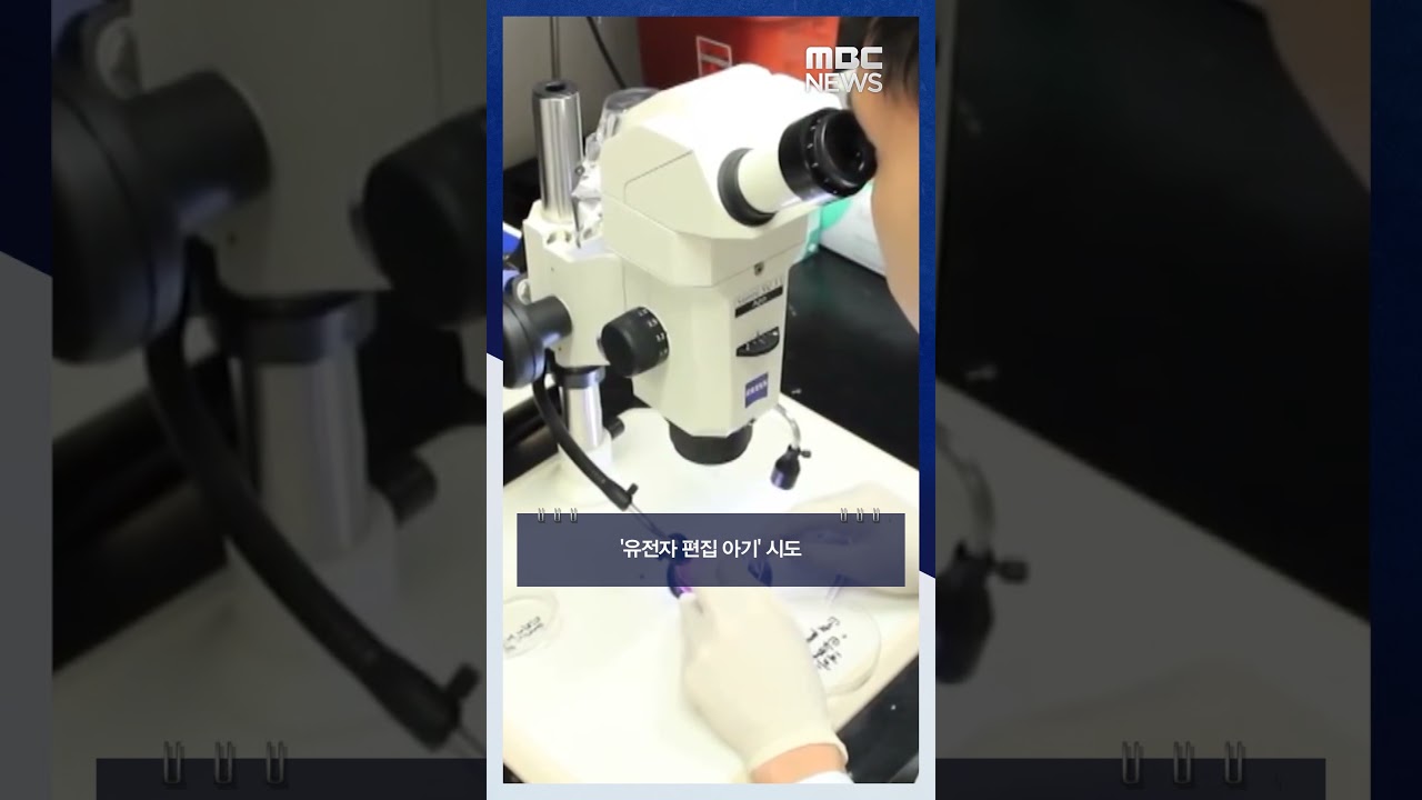 실리콘밸리서 '유전자 편집 아기' 시도 #Shorts (MBC뉴스)