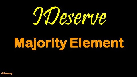 Find Majority Element in an Array