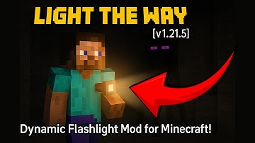Real-Time Flashlight in Minecraft?! 🔦 Light The Way Mod [1.21.5]