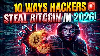 🚨10 WAYS HACKERS STEAL BITCOIN IN 2026! #cryptosecurity  #cybersecurity  #bitcoinsecurity