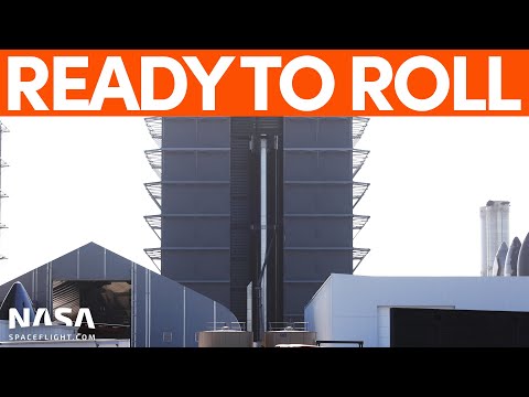 Super Heavy Booster 7 Prepared for Rollout to the Launch Site | SpaceX Boca Chica