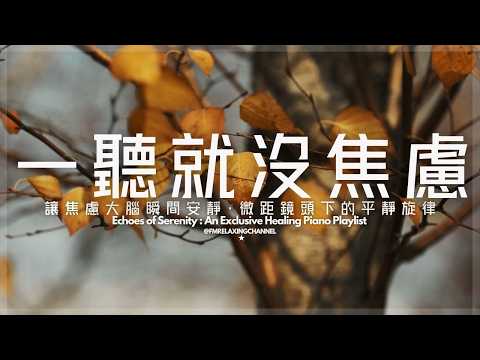 【SOOTHING PIANO, NO ANXIETY】讓焦慮大腦瞬間安靜｜微距鏡頭下的綠意平靜・消除雜念與內耗，平和鋼琴溫柔陪伴你深度放鬆、舒緩身心、不再失眠及舒緩壓力