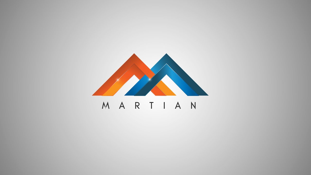 Martian  Logo Design (Tutorial + AI file Free Download) in Adobe Illustrator