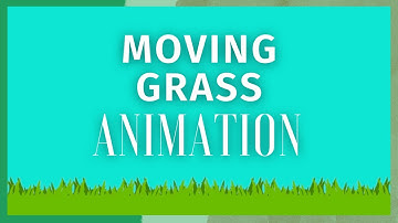 Moving Grass Animation Chroma Key Overlay Effect | Blue Screen Nature Animation for Beginners
