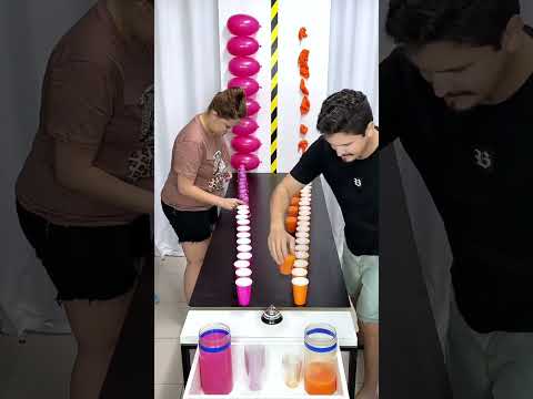 Who will Blast more Balloons funny challenge games 😁 #youtubeshorts #shorts #trending #games #usa