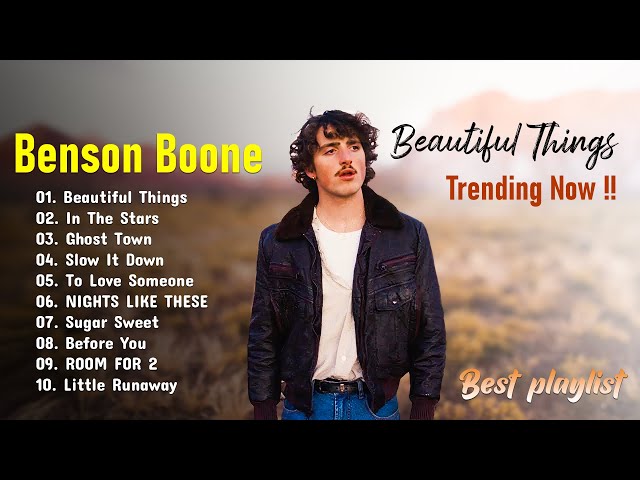 BENSON BOONE Greatest Hits Playlist 2024 | The Very Best Songs Of Benson Boone Playlist Hits 2024 class=