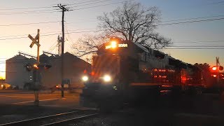 DCR Freight Train Moving Thru Milsboro, Delaware