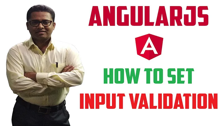 How to Set Input Validation in AngularJS