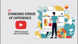 Mastering Standard Error of Difference (of Mean & Proportion) Between Groups #spm #psm #statistics