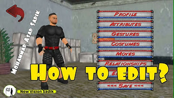 How to create your own character by changing clothes in WR3D?