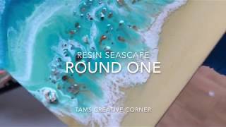 Resin Seascape Painting - Round One