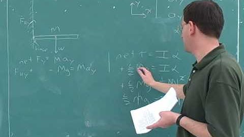 Rotational statics and dynamics problems (3)