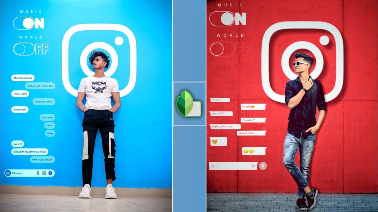 Instagram Viral Photo Editing || Instagram Wall Photo Editing || Snapseed  Background Change -vkeditz - YouTube