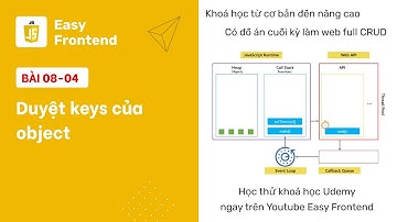 Javascript: 08-04 Duyệt keys của object