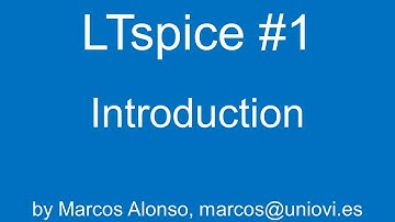 LTspice #1: Introduction