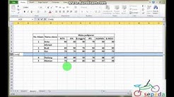 Microsoft Excel untuk pelajar MEMBUAT TABEL - Durasi: 10.19. Microsoft Excel untuk pelajar MEMBUAT TABEL - Durasi: 10.19.