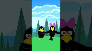 Two Little Blackbirds - Learn Opposites #shorts