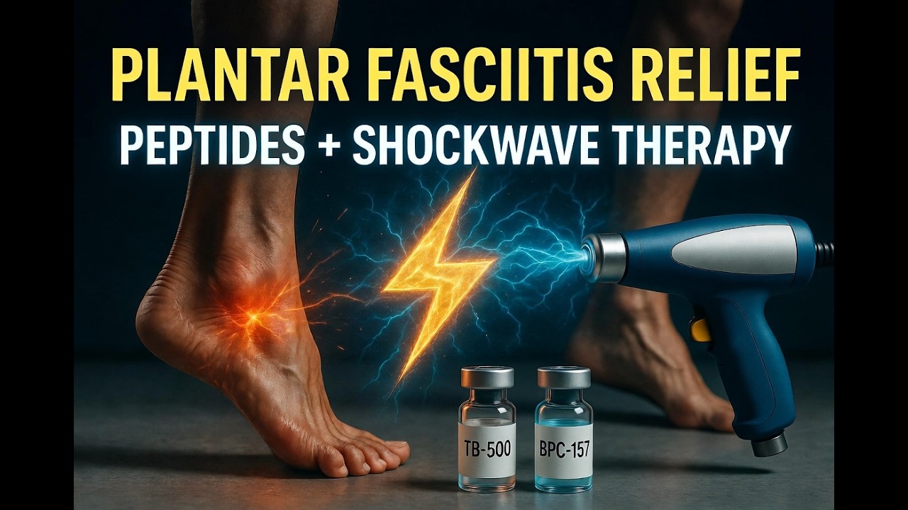plantar fasciitis bpc 157 The most common cause of heel pain is called fasciitis. If every step feels like you’re walking on glass, this quick injection could bring the relief you’ve been praying for👣⚡️💉 #heel #pain Regenerative treatment options for plantar