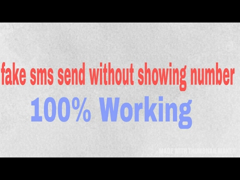[ Hack Number ] Fake sms send without showing number 100% working | 2017 |