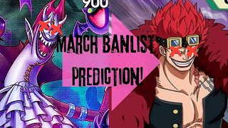 March Banlist Prediction! @JoshuasBoosters