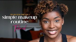 my simple makeup routine with affordable products | beginner friendly tutorial