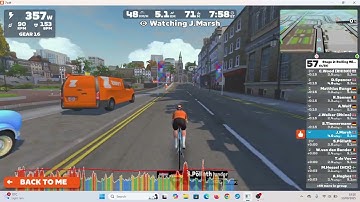 Zwift Race   Stage 2 Rolling with ENVE BRAEk Fast Crits C