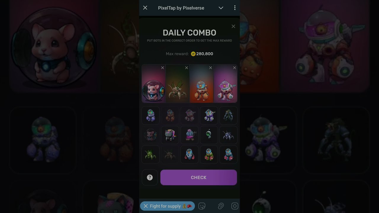 Pixel tap daily combo cards 12 July 2024