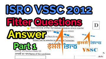 ISRO VSSC 2012 Fitter Questions And Answer  |  Part 1